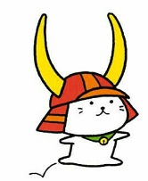 ひこにゃんのキャラクターのイラスト